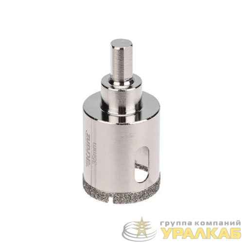 Коронка алмазная 35мм с центровочным сверлом Kranz KR-92-0011 детальная картинка