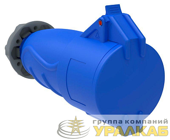 Розетка кабельная Magnum 32А 220В 2P+PE ССИ-223 IP44 IEK PSN21-032-3