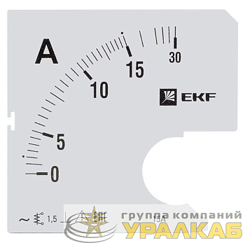 Шкала сменная для A961 15/5А-1.5 PROxima EKF s-a961-15