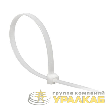 Хомут кабельный 4.8х200 нейл. бел. (уп.100шт) EKF plc-c-4.8x200