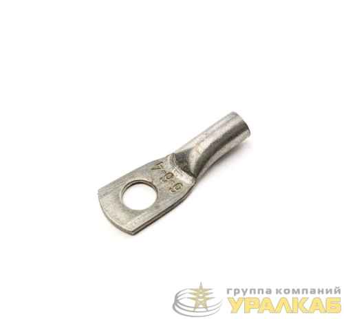 Наконечник луженый медный ТМЛ 6-6-4 Т2 опрес. ЗЭТАРУС zeta10616 детальная картинка