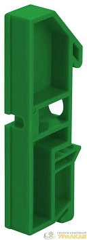 Изолятор для шин NO-224-67 на DIN-рейку зел. Эра 