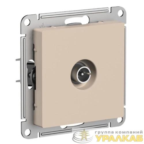 Розетка телевизионная оконечная TV AtlasDesign 1дБ механизм песочн. SE 