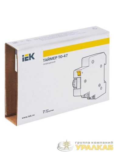 Таймер освещения ТО-47 16А 230В на DIN-рейку KARAT IEK MTA30-16 детальная картинка