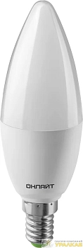 Лампа светодиодная 61 956 OLL-C37-10-230-2.7K-E14-FR 10Вт ОНЛАЙТ 61956