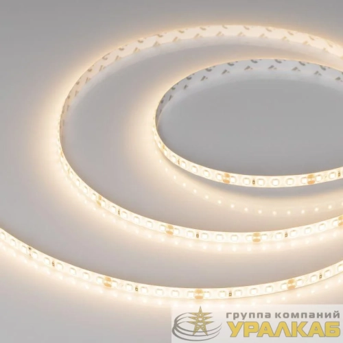 Лента светодиодная RTW-SE-A120-8mm 24V Warm 3000К 9.6Вт/м IP65 2835 герметичная (уп.5м) Arlight 