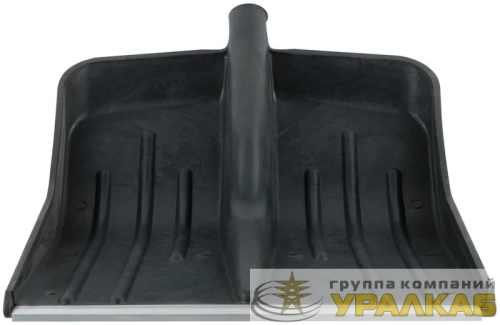 Лопата для уборки снега большая 420х420мм без черенка пластик. 68100 детальная картинка