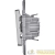 Выключатель 1-кл. Inspiria 10А IP20 250В 10AX механизм алюм. IEK 673602 детальная картинка