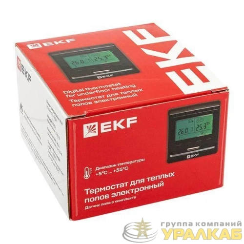 Термостат электронный 16А 230В для теплых полов EKF 