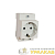 Розетка AC 30-111 с заземл. контактом на DIN-рейку (R) CHINT 
