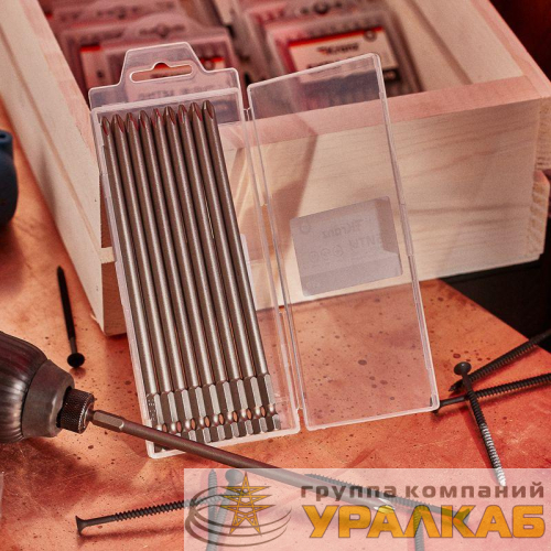 Бита PH2х150мм для шуруповерта (уп.10шт) Kranz KR-92-0411 детальная картинка