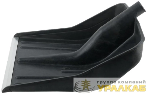 Лопата для уборки снега большая 420х420мм без черенка пластик. 68100 детальная картинка