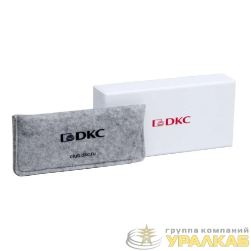 Очки черные солнцезащитные из титана с зел. линзами DKC 