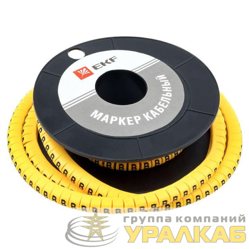 Маркер каб. 1.5кв.мм "B" (к-1000ед) (ЕС-0) EKF plc-KM-1.5-B детальная картинка