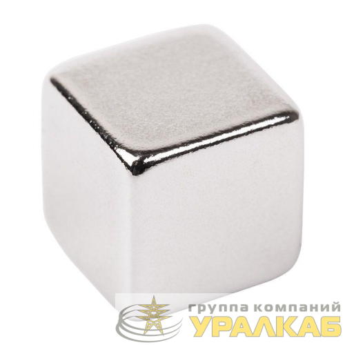 Магнит неодимовый куб 10х10х10мм сцепление 4.5кг (блист.2шт) Rexant 72-3210 детальная картинка