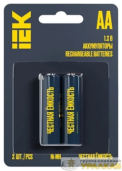Аккумулятор GREEN Ni-MH AA 2700мАч (блист.2шт) IEK AAK-NIMH-06-2700-L02