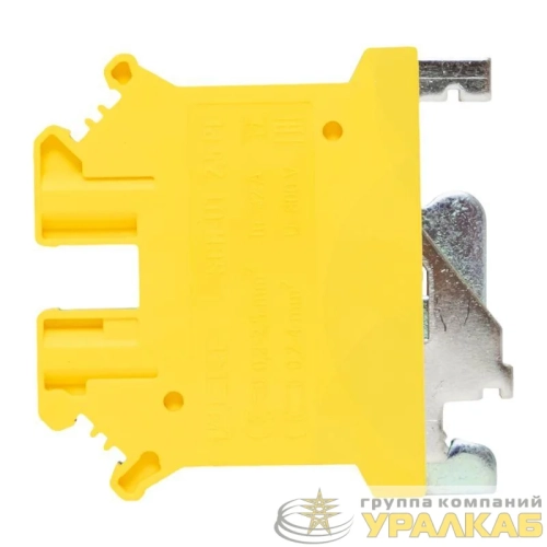 Колодка клеммная винтовая 2.5 UT земля EKF scr-ut-2.5-pe