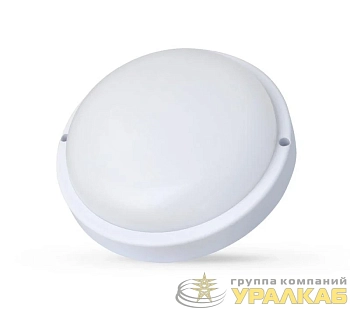Светильник светодиодный ЖКХ 12Вт 6500К IP65 220В влагозащ. круг LBF-0802 C01 Ultraflash 15342