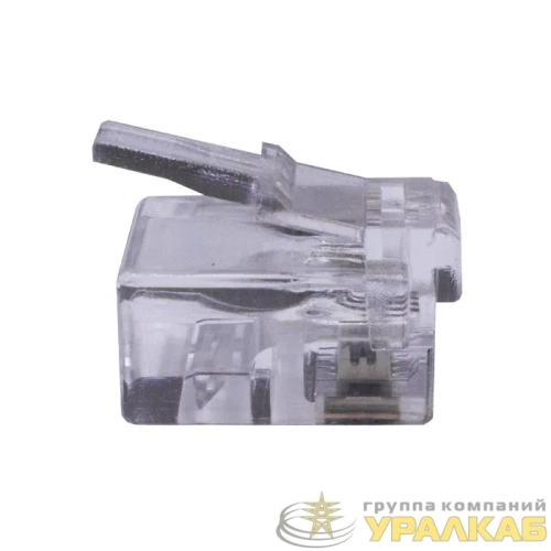 Коннектор 6P4C (RJ-11) (уп.100шт) SUPRLAN 