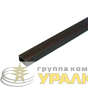 Кабель-канал 25х16 L2000 с двойным замком пластик венге Урал Пак КК-4825016-084