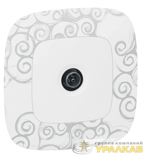 Механизм розетки TV оконечной Valena Allure 1 выход 10дБ 0-862МГц с лиц. панелью бел. Leg 753760 детальная картинка