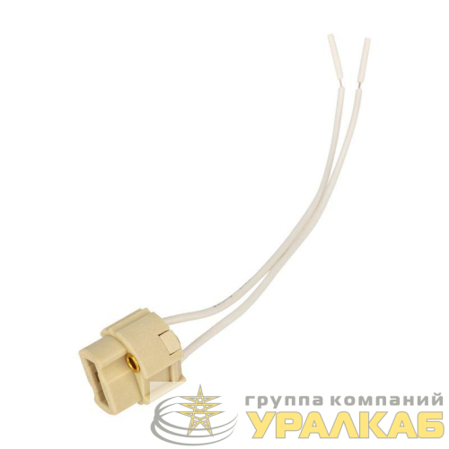 Цоколь "патрон" G9 с проводом 15 см бел. с этикеткой Rexant 11-8879 детальная картинка