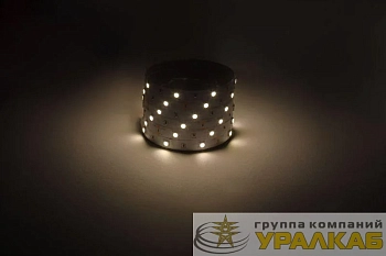 Лента светодиодная LS5050 -7.2-30-12-3000K-IP20-1 year-5m тепл. бел. (уп.5м) Эра 