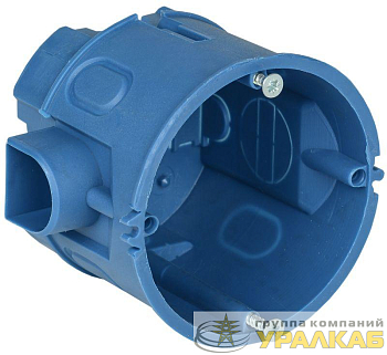 Коробка установочная С3 d68x60 для твердых стен (с саморезами и стык. узлами) GENERICA UKT10-068-060-000-A-S-UO