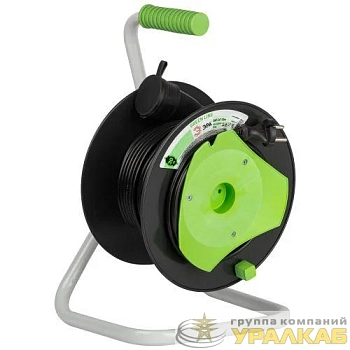 Удлинитель на пластик. катушке 1х30м без заземл. GAZ-2x1-30m Greenline ПВС 2х1 Эра 