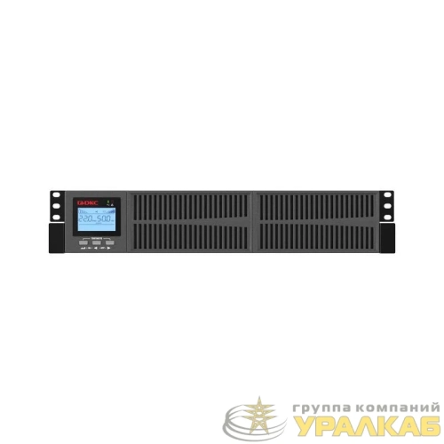 Источник бесперебойного питания Онлайн для Small Rackmount 3000 ВА/2700Вт 1/1 8xIEC C13 EPO USB RS-232 Rack 2U 6х9А.ч DKC 