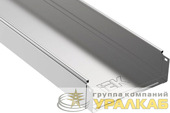 Лоток листовой неперфорированный 200х100 L3000 сталь 0.8мм IEK CLN10-100-200-3