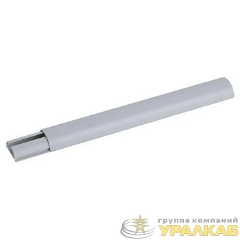 Кабель-канал 30х13 L2000 напольный полукруглый сер. KK-30-13-F Эра 