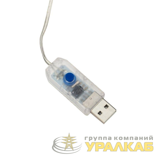 Гирлянда светодиодная "Роса "Светодиодный дождь" 3х3м 12Вт IP20 USB+пульт управления Neon-Night 315-984