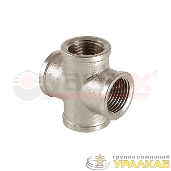 Крестовина никелированная ВР 3/4дюйм (50/10) VALFEX VF.760.N.034