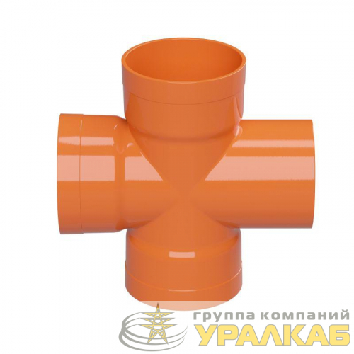 Ответвитель X-образ. для гофр. двустен. труб 90град. d200 DKC 022200