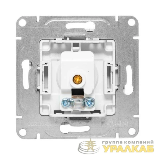 Розетка телевизионная TV 1-м СП Эпика механизм алюм. EKF 