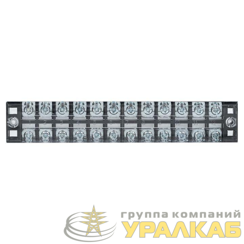 Терминал клеммный TB-2512 до 2.5кв.мм 25А 12 клеммных пар EKF tb-2512 детальная картинка