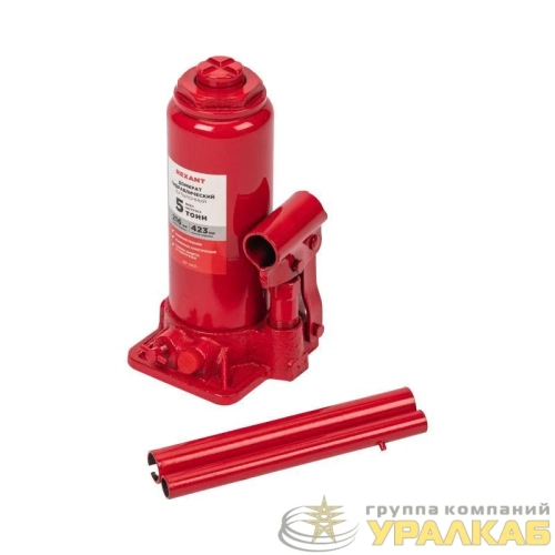 Домкрат гидравлический бутылочный 5т в пластиковом кейсе Rexant 80-0611 детальная картинка