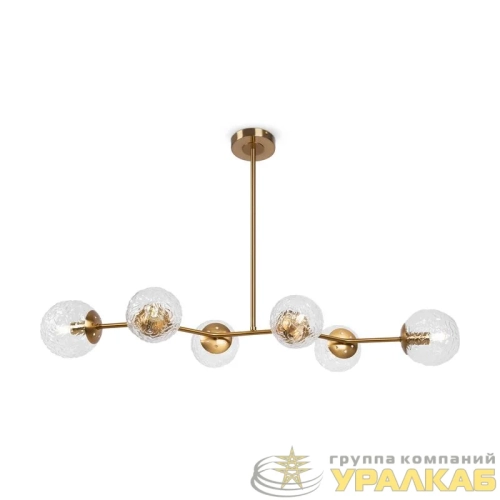Светильник подвесной Fluff 6х40Вт E14 IP20 Freya FR5207PL-06BZ детальная картинка