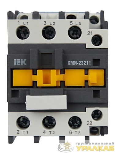 Контактор КМИ-23211 32А 230В/АС3 1НЗ IEK KKM21-032-230-01 детальная картинка