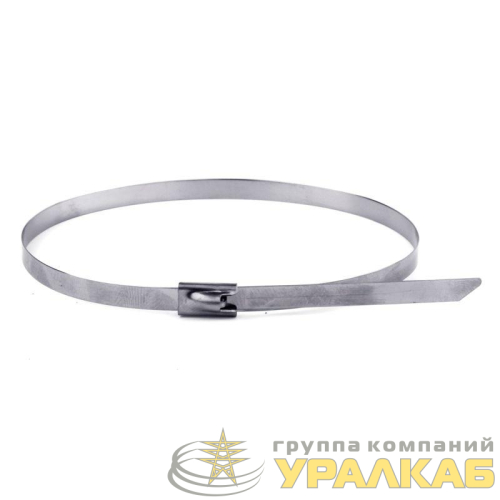 Хомут кабельный 4.6х150 нерж. сталь AISI 304 серебр. (уп.50шт) DKC 27403 детальная картинка