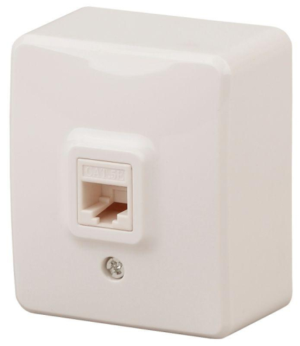Розетка информационная RJ45 ОП 11-3203-02 Эксперт сл. кость ЭРА Б0020731 детальная картинка