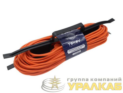 Удлинитель-шнур на рамке 1х30м с заземл. 6А IP44 3х0.75 с защ. крышкой TOKOV ELECTRIC TKE-SR30-075-Z детальная картинка