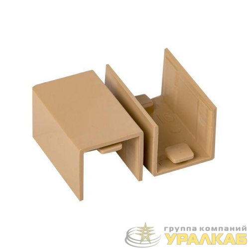 Соединитель на стык 16х16 под свет. дерево Plast PROxima (уп.4шт) EKF conl-16-16x4 детальная картинка