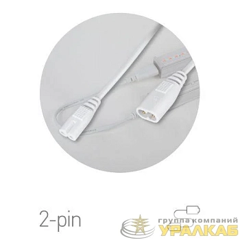 Кабель соединительный для фитолампы FITO-wire v.2 0.5м коннекторы IEC C7- IEC C8 Эра 