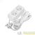 Удлинитель 2х3м без заземл. 10А IP20 2.2кВт ПВС 2х1 бел. DOMTOK 2346 детальная картинка
