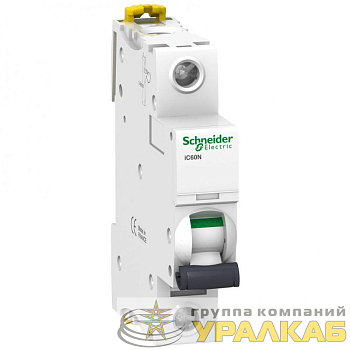 Выключатель автоматический модульный 1п D 1А 6кА Acti9 iC60N SchE A9F75101 Выключатель автоматический модульный 1п D 1А 6кА Acti9 iC60N SchE A9F75101