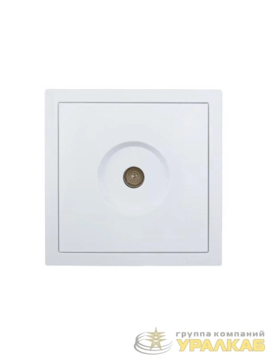 Розетка ТВ проходная СП ZIMA IP20 бел. LEZARD 