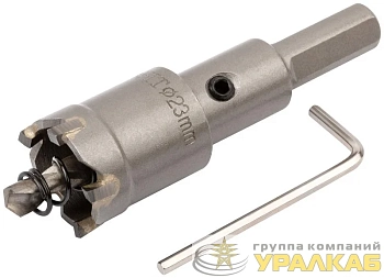 Коронка кольцевая с карбидными вставками Профи (для отверстий в нержав. стали) 23мм FIT 