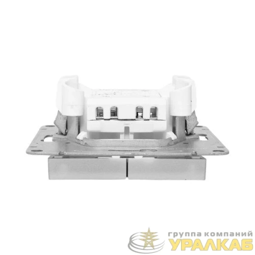 Выключатель 2-кл. СП Эпика механизм алюм. EKF 